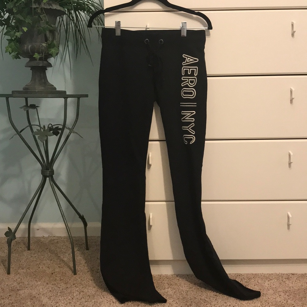 Aeropostale XS Black Sweat Pants